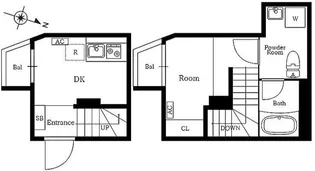 プレニーズ護国寺PREMIER【1階】の間取り
