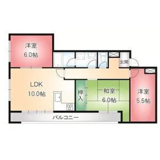 第5水光ビル【9階】の間取り