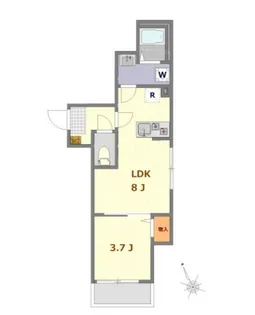アットリラ八千代台西A【1階】の間取り