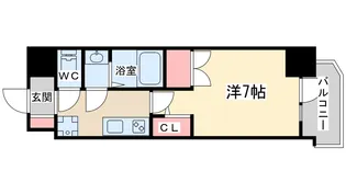 セレニテ東梅田アリエ【15階】の間取り