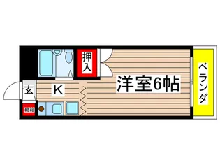 サンハイツ田中【3階】の間取り