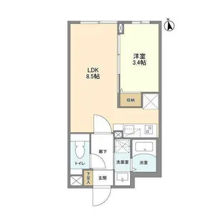 ウェルスクエア祖師ヶ谷大蔵【3階】の間取り