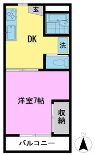 MM飯塚【2階】の間取り