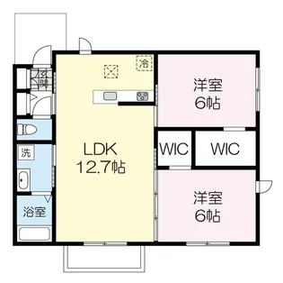 ジャンティーユ【1階】の間取り