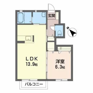 ぽっとハウス【1階】の間取り