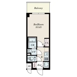 エスリードレジデンス本町パークフロント【2階】の間取り