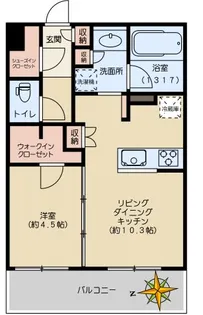 エクセレントシティ文京小桜【2階】の間取り