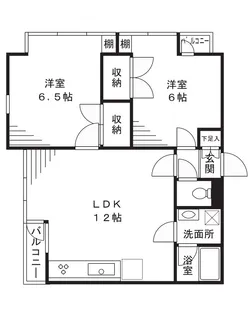 諏訪平壱番館【3階】の間取り