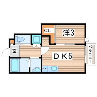 AIN KANO【1階】の間取り