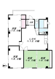 西大井6丁目竹田ビル【2階】の間取り