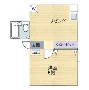 コーポ市川【2階】の間取り