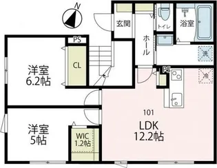 セントルヴィラージュ【1階】の間取り