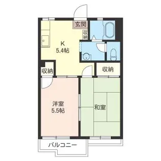 グリーン吉川【2階】の間取り