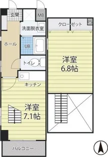 プレサージュ【7階】の間取り