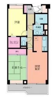 内藤マンションA棟【3階】の間取り