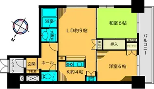 プレール玉石【1階】の間取り