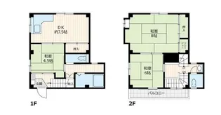 ブリーズ白山【1階】の間取り