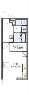 レオパレス高砂II【1階】の間取り