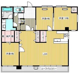 エムズビル【7階】の間取り