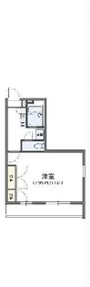 レオパレス杜の家【2階】の間取り