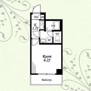 フルセイル唐木田【2階】の間取り