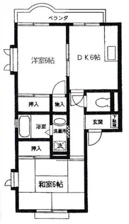 第10メゾン坂巻【2階】の間取り
