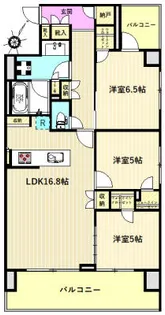 グレーシアさがみ野テラス【2階】の間取り
