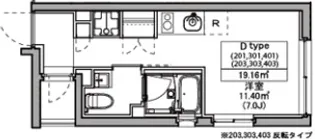 ASTILE世田谷松原【2階】の間取り