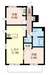 Bloom Y【SHM】【1階】の間取り