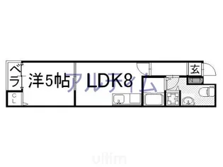 MORE河原町【2階】の間取り