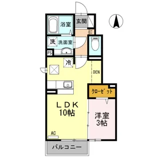 クオーレ-高井戸西1丁目-【1階】の間取り