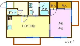 リバーコートB【7階】の間取り