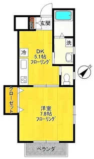 メゾンサークル【1階】の間取り