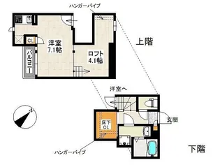 CB千鳥チャーム【2階】の間取り