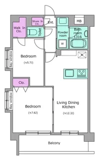 レジディア池袋【5階】の間取り