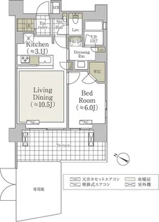 S.CLASSE松濤【1階】の間取り