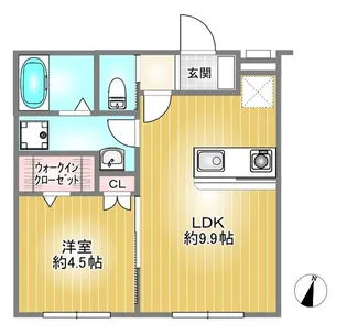 レグルスさくら町【2階】の間取り