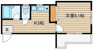 エメラルドV【4階】の間取り