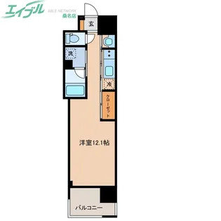 ザ・レジデンス桑名【8階】の間取り