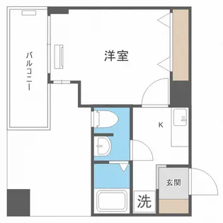ラナップスクエア四天王寺【4階】の間取り