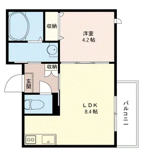 Jewelry parts egota【3階】の間取り