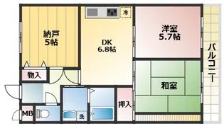 プリモディーネ高石【3階】の間取り