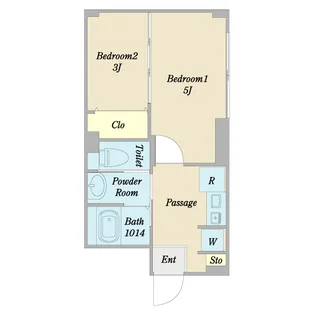 ロマンコンポート【3階】の間取り