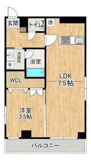 ReDEAL町屋レジデンス【4階】の間取り