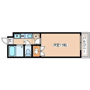 ティエラ定進堂【1階】の間取り