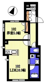 Pino Jardin【1階】の間取り