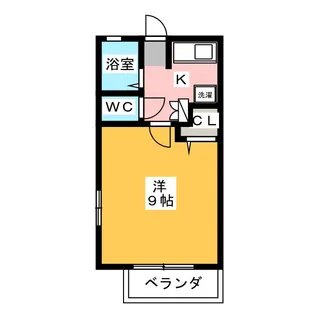 エクセル平池【2階】の間取り