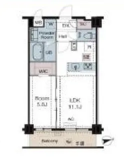 ラグゼナ東陽町【5階】の間取り