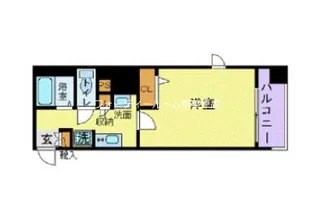 スカイコート浅草雷門【4階】の間取り