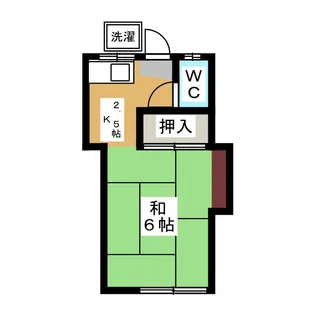 遠藤荘【2階】の間取り
